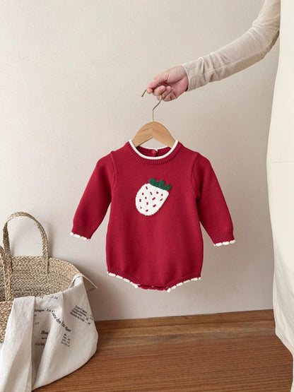 Strawberry Girl's Bodysuit