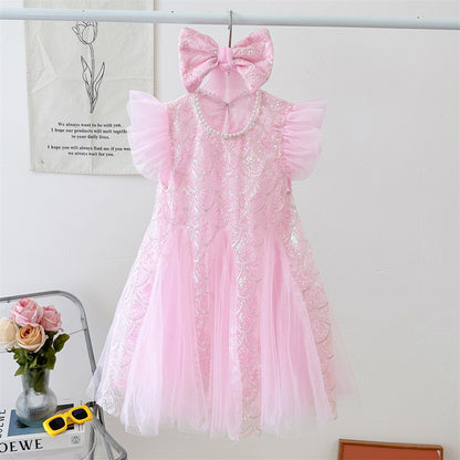 Sparkly Mermaid Dress for Girls