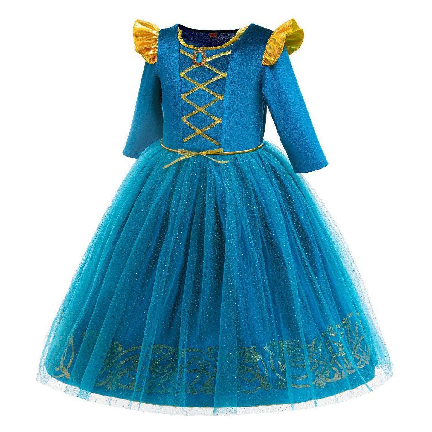 Party Dress for Girls with Glitter