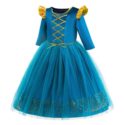 Party Dress for Girls with Glitter