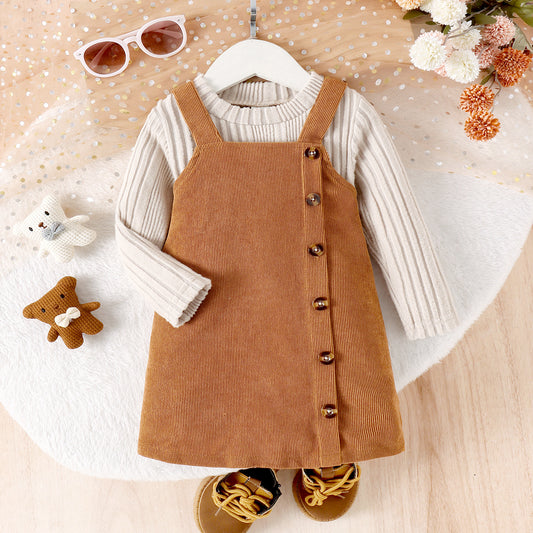 Children's Corduroy Dress + Blouse