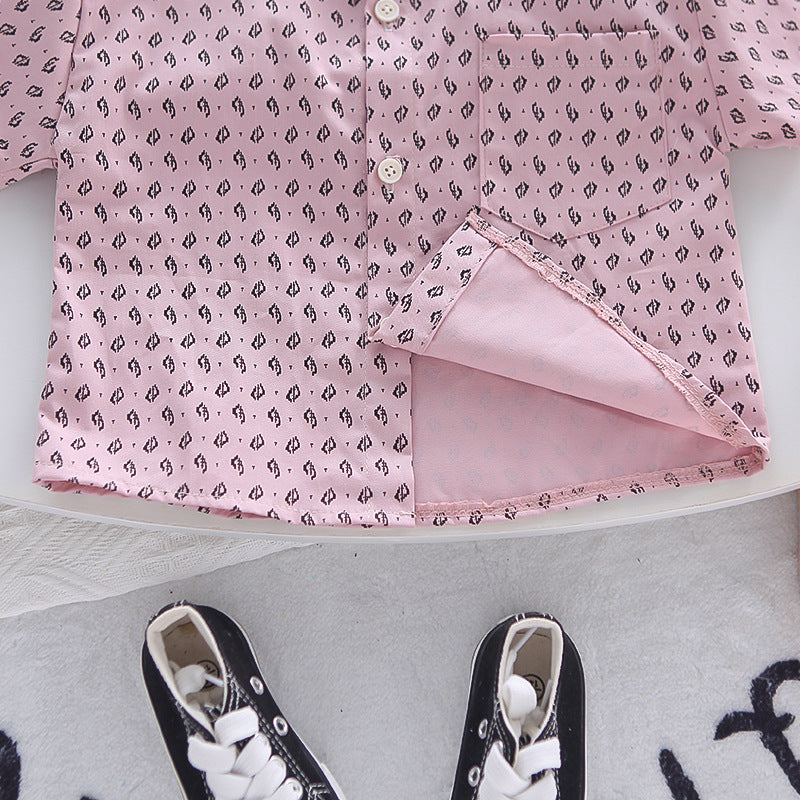 Modern Boys' Outfit with Prints