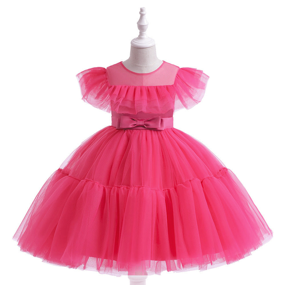 Vestido de tul plisado para niña 
