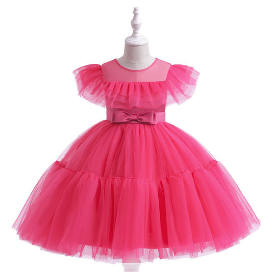 Vestido de tul plisado para niña 