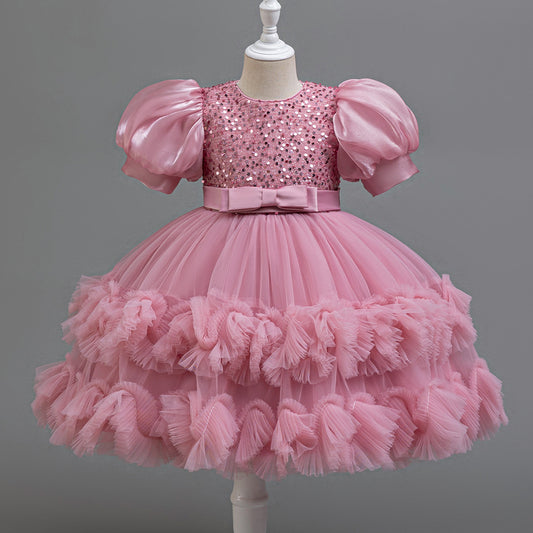 Sparkly Puffy Dress for Children