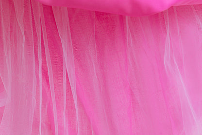 Pink Party Dress with Bow