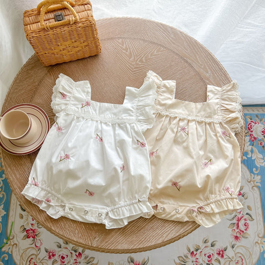 Girls' Flower Bodysuit