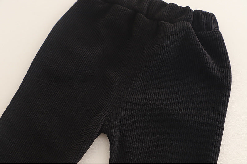 Children's 3-Piece Denim Set with Bows