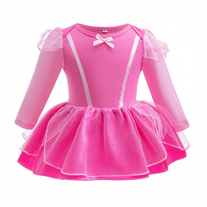 Pink Children's Dress with Bow