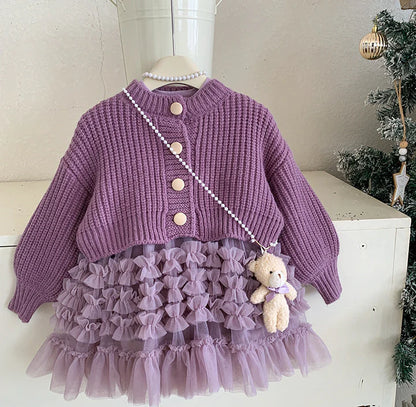 Children's Set: Jacket + Tulle Dress