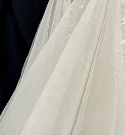 Shiny Children's Dress with Tulle