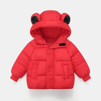 Children's Padded Jacket with Hood