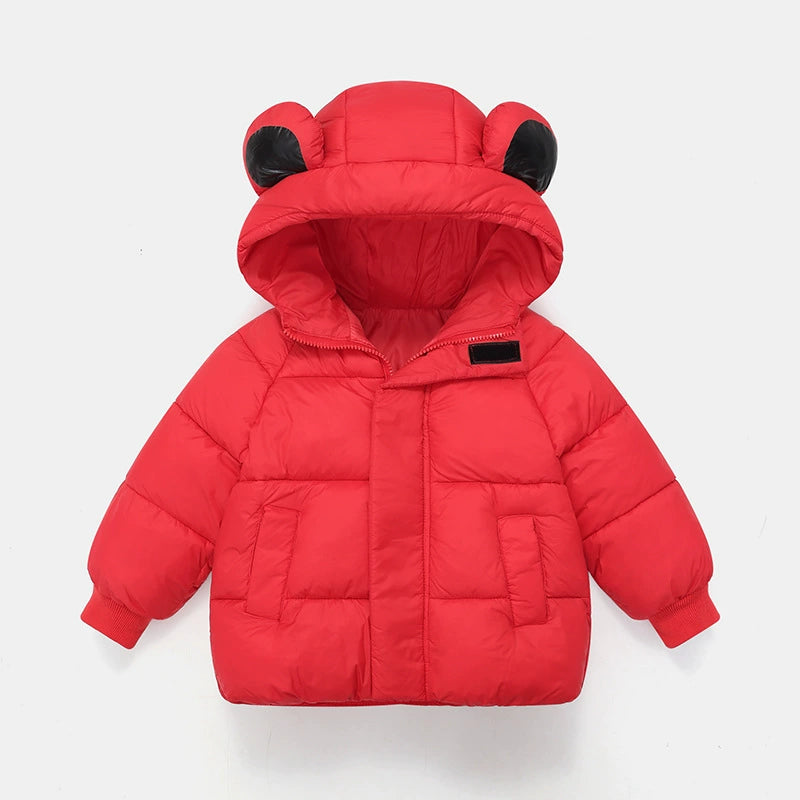 Children's Padded Jacket with Hood