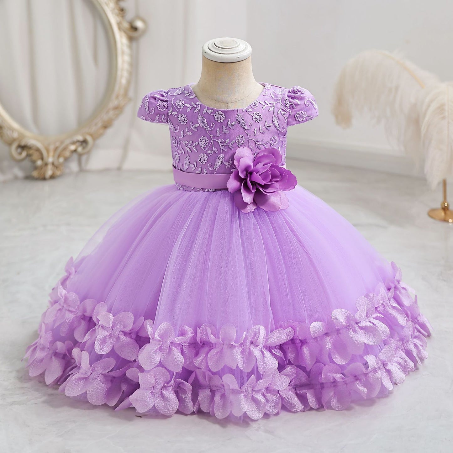 Children's Party Dress Flowers