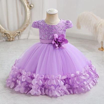 Children's Party Dress Flowers