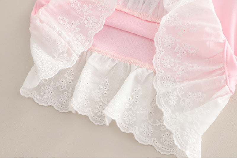 Children's 3-Piece Denim Set with Bows