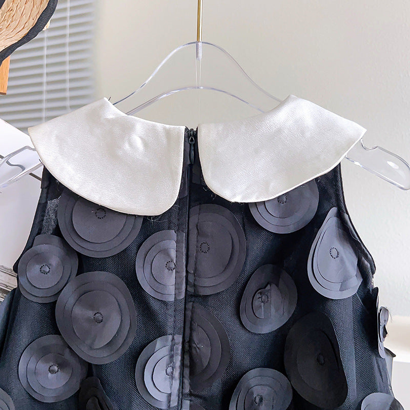 Vestido Infantil Preto Golinha 