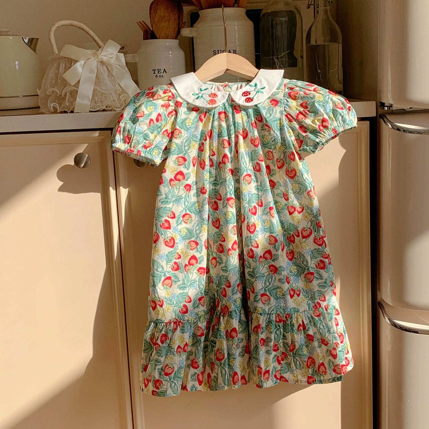 Delicate Strawberry Children's Dress