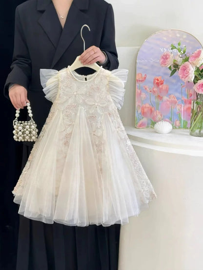 Floral Luxury Children's Dress