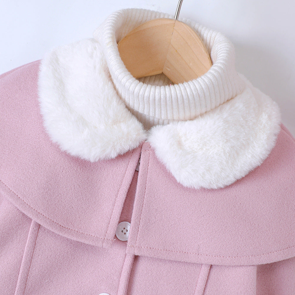 Pink Children's Jacket with Plush Lining
