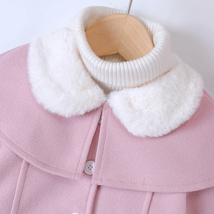 Pink Children's Jacket with Plush Lining