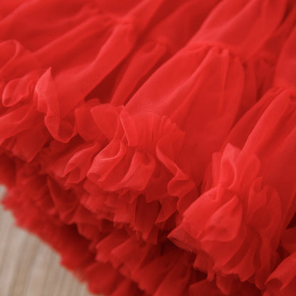 Red Pompom Children's Set