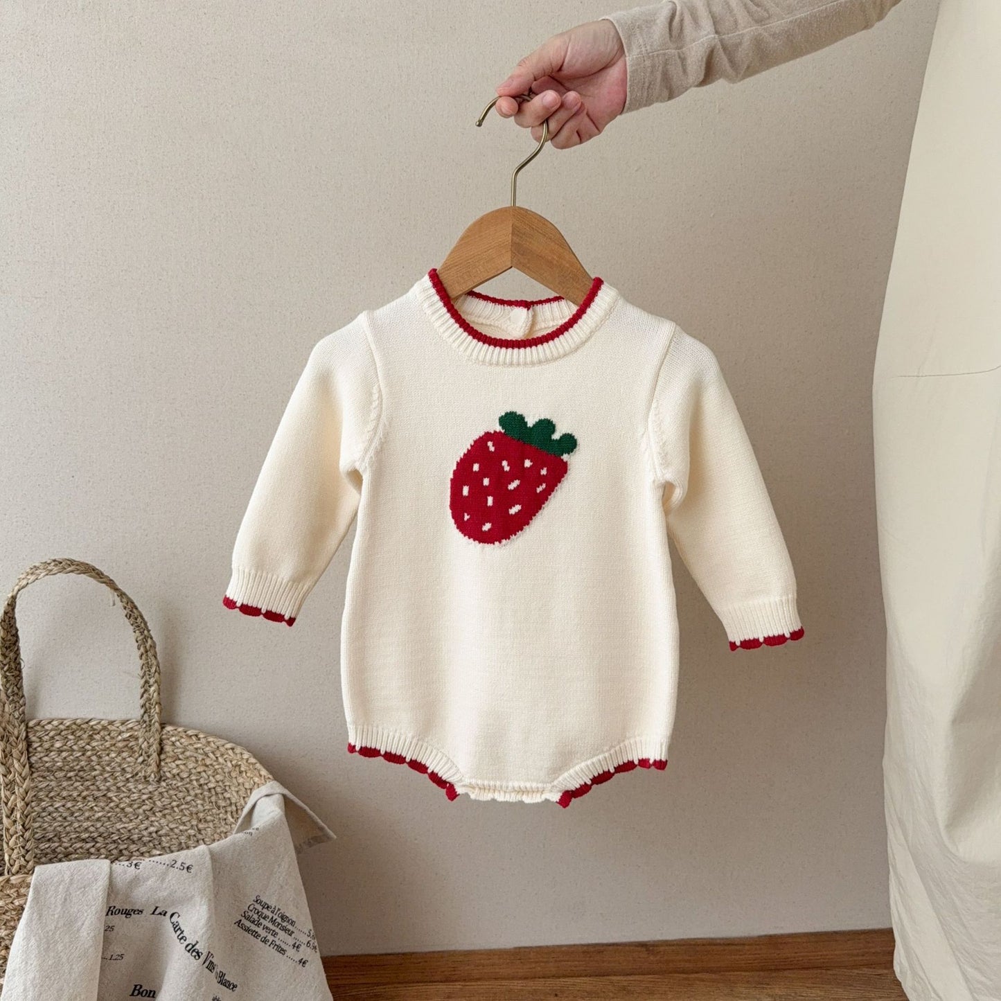 Strawberry Girl's Bodysuit
