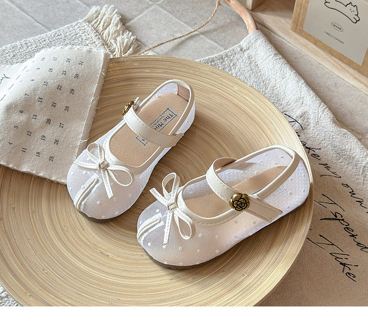 Children's Ballet Flats with Bow