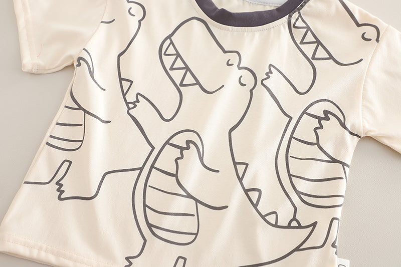 Boys' Summer Dinosaur Outfit