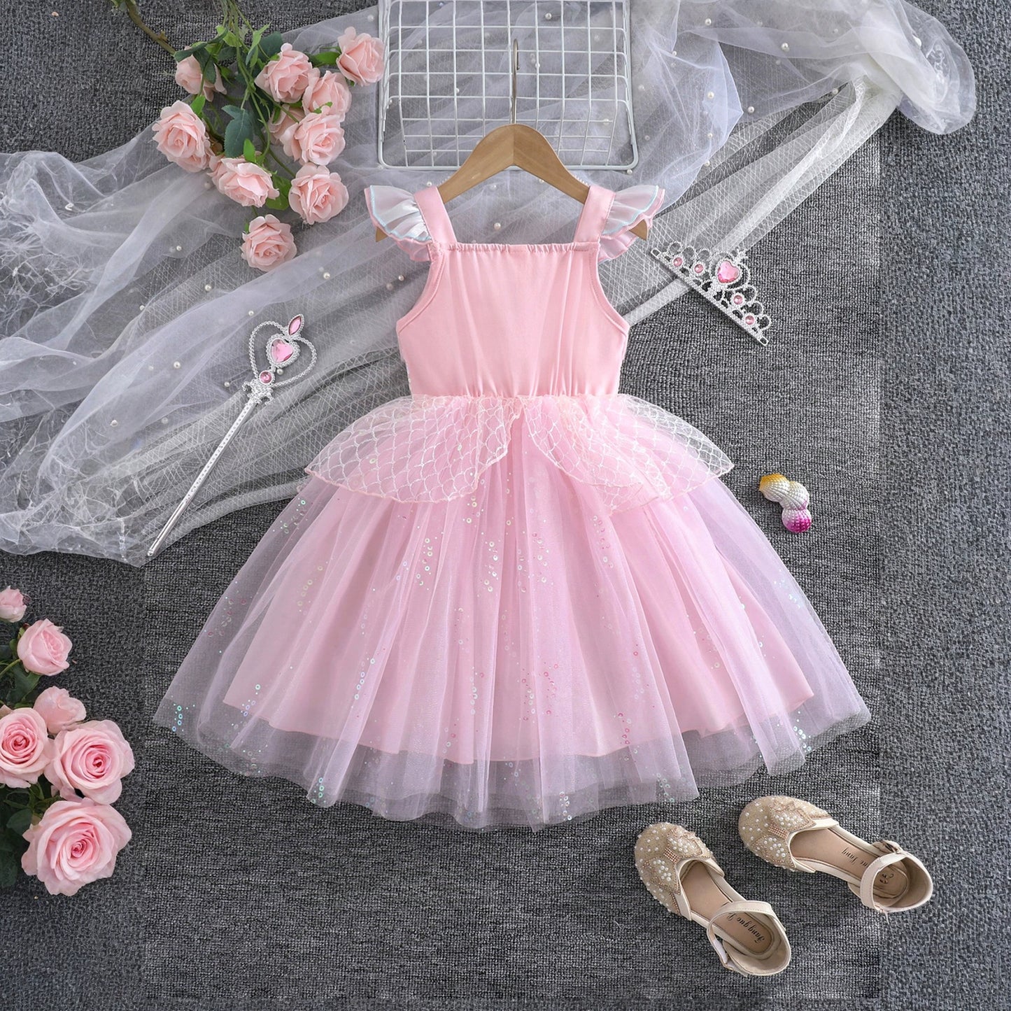 Sparkly Pink Party Dress