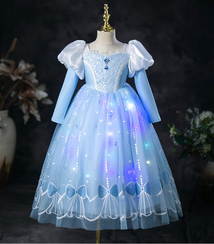 Blue Party Dress for Girls