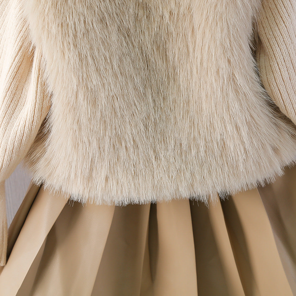Children's 3-Piece Set with Faux Fur