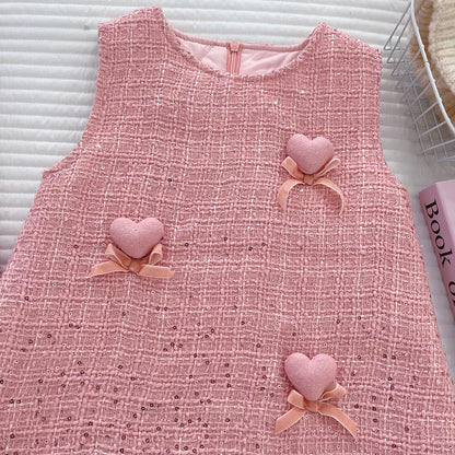 Dress + Tweed Jacket with Bows