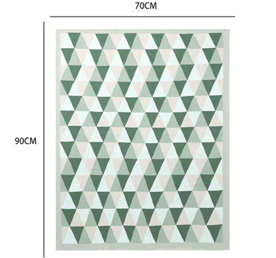 Children's Blanket with Geometric Print