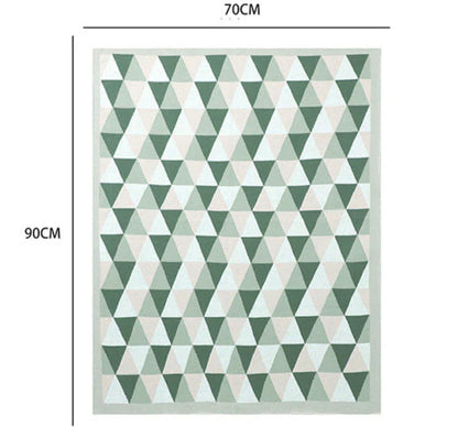 Children's Blanket with Geometric Print