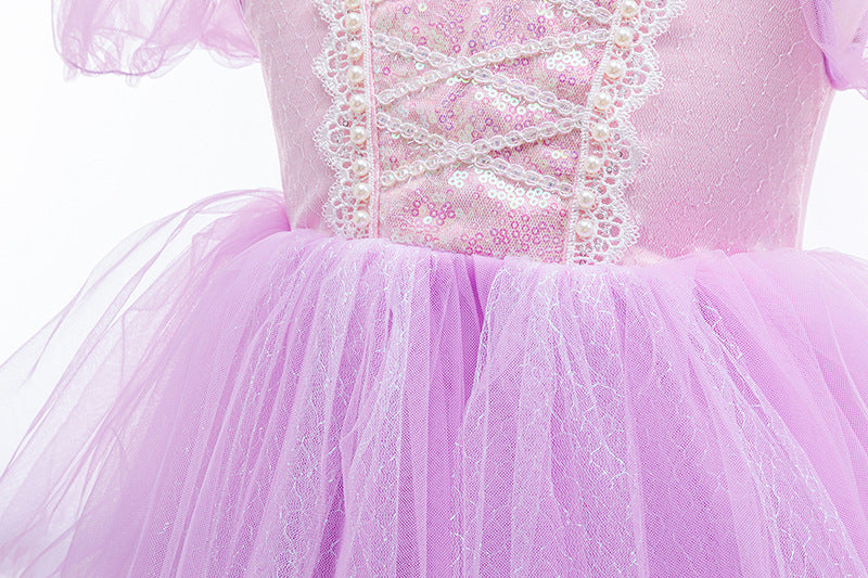 Purple Party Dress + Accessories