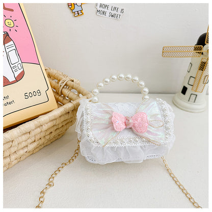 Children's Bag with Glittery Bow