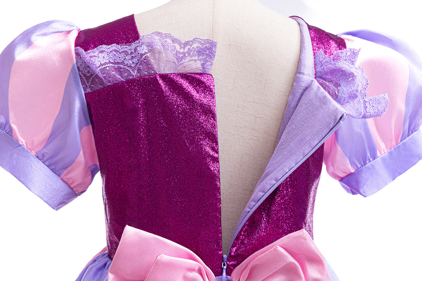 Purple Butterfly Party Dress