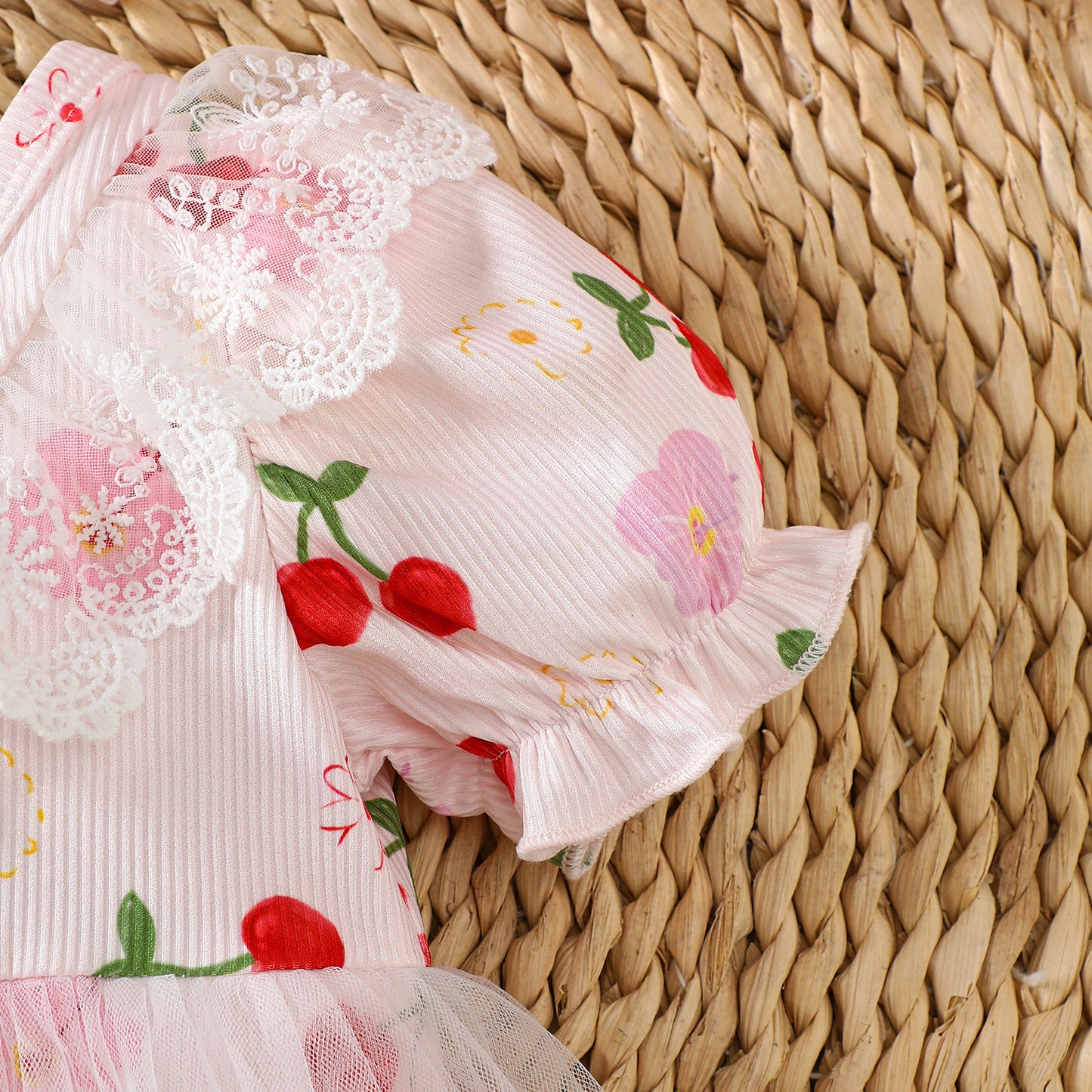 Baby Girl's Cherry Print Bodysuit