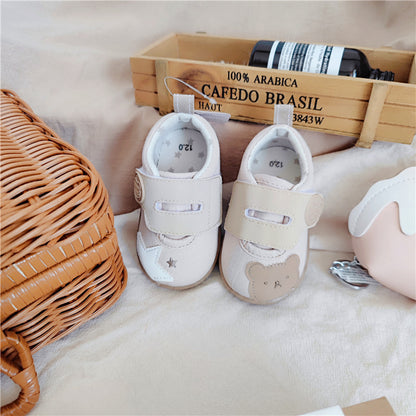 Zapatillas de oso para niños con velcro 