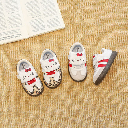 Children's Female AD Leopard Sneakers
