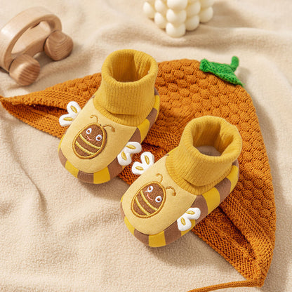 Zapatos infantiles de animales de invierno