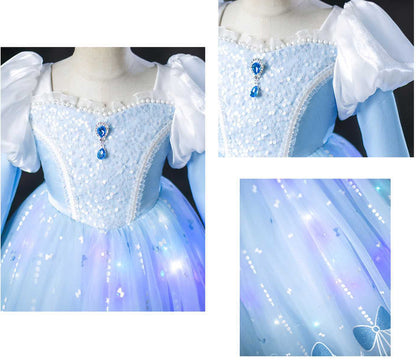 Blue Party Dress for Girls
