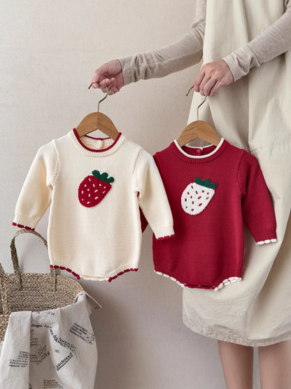 Strawberry Girl's Bodysuit