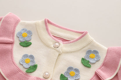 Conjunto de cuello tejido para mujer y niña Blossom 
