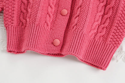 Children's Knitted Set with Bows