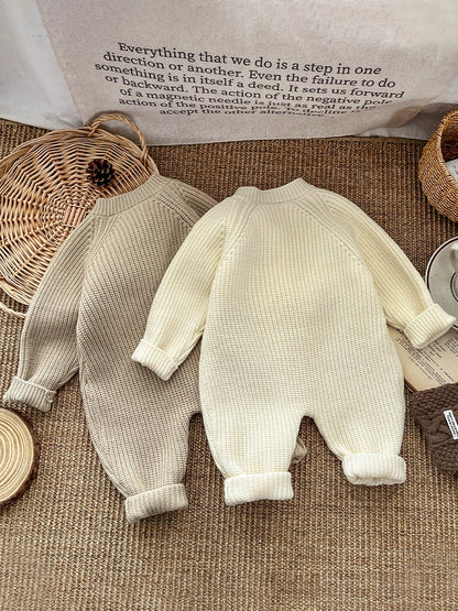 Children's Animal Knit Jumpsuit