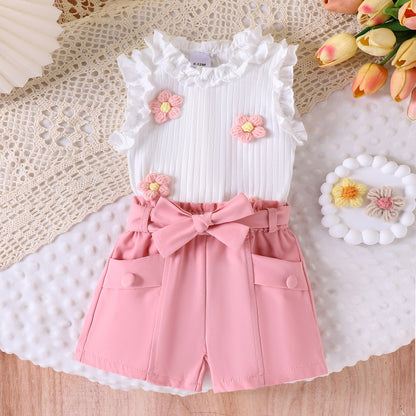 Girls' Summer Flower Set