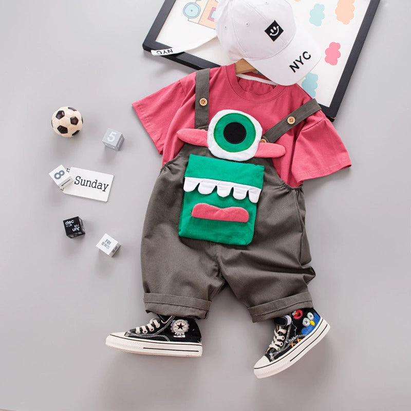 Children's overalls, Monsters Inc.