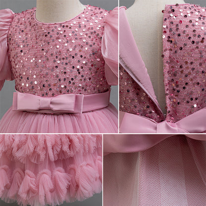 Sparkly Puffy Dress for Children